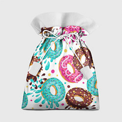 Мешок для подарков Любитель пончиков, цвет: 3D-принт