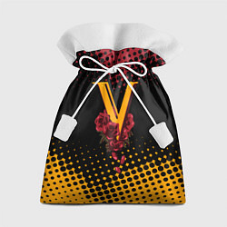 Мешок для подарков CYBERPUNK 2077 VALENTINO, цвет: 3D-принт