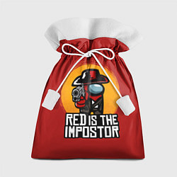 Мешок для подарков Red Is The Impostor, цвет: 3D-принт