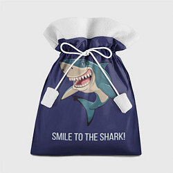 Мешок для подарков Улыбнись акуле, цвет: 3D-принт
