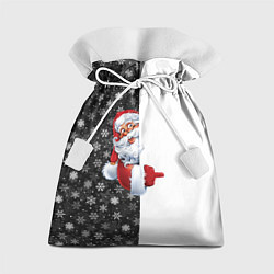 Мешок для подарков Дедушка Мороз, цвет: 3D-принт