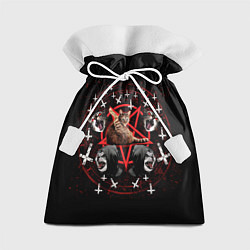 Мешок для подарков Satanic Cat, цвет: 3D-принт