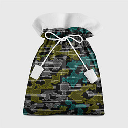 Мешок для подарков Futuristic Camo, цвет: 3D-принт