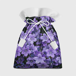 Мешок для подарков Фиолетовый цвет весны, цвет: 3D-принт