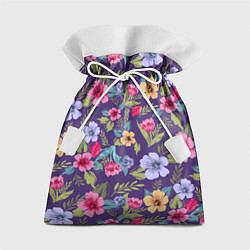 Подарочный мешок Весенний букет из цветов