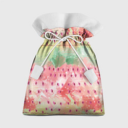 Мешок для подарков Бархатный арбуз, цвет: 3D-принт