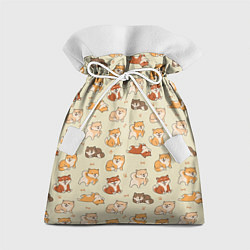 Мешок для подарков Шиба-Ину, цвет: 3D-принт