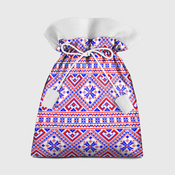 Мешок для подарков Русские народные узоры, цвет: 3D-принт