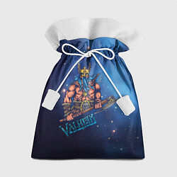 Мешок для подарков Valheim викинг с синей бородой, цвет: 3D-принт