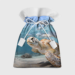 Мешок для подарков Морская черепаха, цвет: 3D-принт