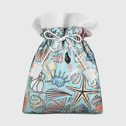 Мешок для подарков Морские обитатели, цвет: 3D-принт