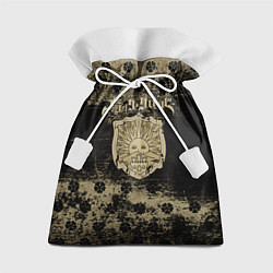 Мешок для подарков Золотой Рассвет Чёрный клевер, цвет: 3D-принт