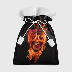 Мешок для подарков Metallica Flame, цвет: 3D-принт