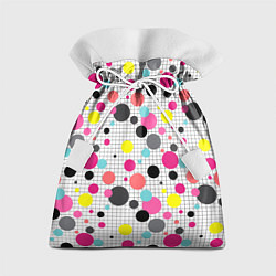 Мешок для подарков Горох разноцветный, цвет: 3D-принт