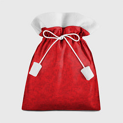 Мешок для подарков Ярко-красный мраморный узор, цвет: 3D-принт