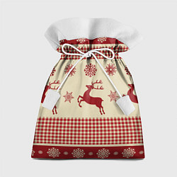 Мешок для подарков Олени, цвет: 3D-принт