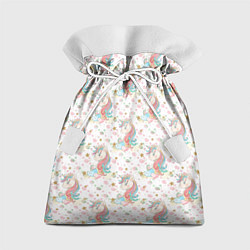 Мешок для подарков Единороги паттерном, цвет: 3D-принт