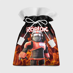 Мешок для подарков ROBLOX FIRE РОБЛОКС ОГОНЬ ПОЖАРНЫЙ, цвет: 3D-принт
