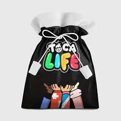Мешок для подарков Toca Life: Friends, цвет: 3D-принт