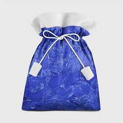 Мешок для подарков Синие мазки, цвет: 3D-принт
