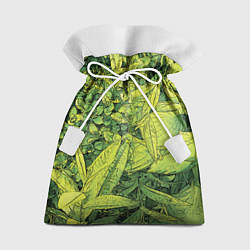 Мешок для подарков Растительная жизнь - Хоста, цвет: 3D-принт