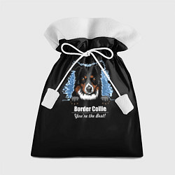 Мешок для подарков Бордер-Колли Border-Collie, цвет: 3D-принт