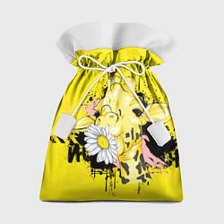 Мешок для подарков Жирафа с герберой, цвет: 3D-принт