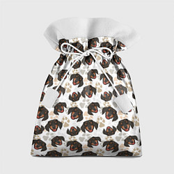 Мешок для подарков Такса Dachshund Dog, цвет: 3D-принт