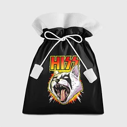 Мешок для подарков Hiss кот-рокер, цвет: 3D-принт