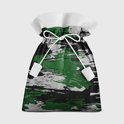 Мешок для подарков Green Paint Splash, цвет: 3D-принт