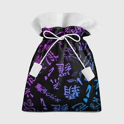 Мешок для подарков Токийские мстители паттерн градиент, цвет: 3D-принт