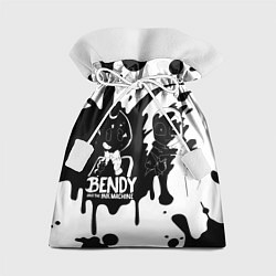 Мешок для подарков BLACK AND WHITE BENDY, цвет: 3D-принт