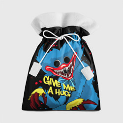 Мешок для подарков Huggy Wuggy - Poppy Playtime, цвет: 3D-принт