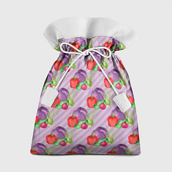 Мешок для подарков Овощной микс Vegan, цвет: 3D-принт