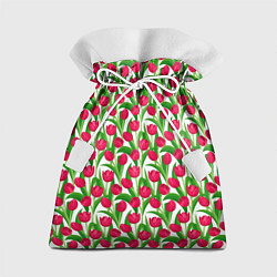 Мешок для подарков Весенние Тюльпаны, цвет: 3D-принт