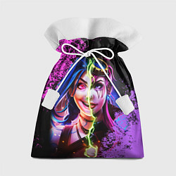 Мешок для подарков Arcane League Of Legends JINX AND VI, цвет: 3D-принт