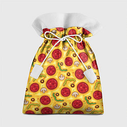 Мешок для подарков Pizza salami, цвет: 3D-принт