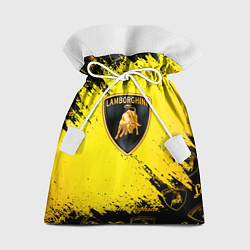 Мешок для подарков Lamborghini Gold Sport, цвет: 3D-принт