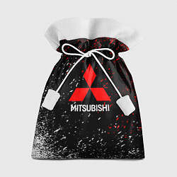 Мешок для подарков Mitsubishi Logo auto, цвет: 3D-принт