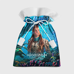 Мешок для подарков Элой Horizont Forbidden West, цвет: 3D-принт