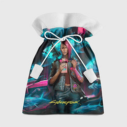 Мешок для подарков Cyberpunk Ви, цвет: 3D-принт