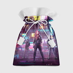 Мешок для подарков Cyberpunk 2077 Vi Ви, цвет: 3D-принт
