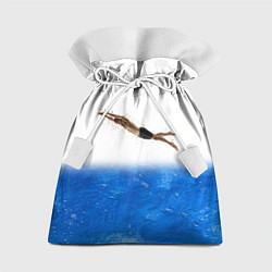 Мешок для подарков Спортивное плавание Aqua sport, цвет: 3D-принт