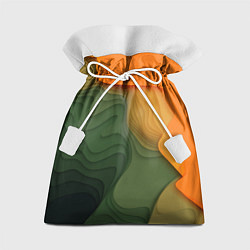 Мешок для подарков Зеленые дюны, цвет: 3D-принт