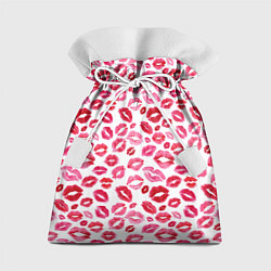 Мешок для подарков Поцелуи Губы, цвет: 3D-принт