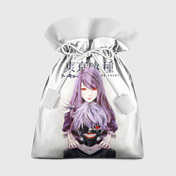 Мешок для подарков Канеки и Ризе Tokyo ghoul, цвет: 3D-принт