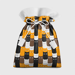 Мешок для подарков Недовольные Коты, цвет: 3D-принт