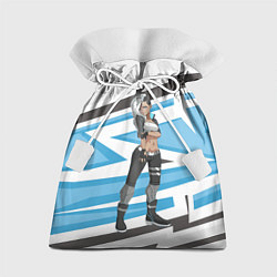 Мешок для подарков Cyberpunk Girl, цвет: 3D-принт