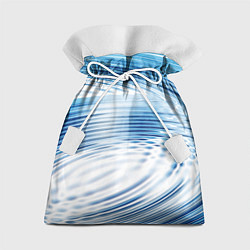 Мешок для подарков Круги на воде Океан Wave, цвет: 3D-принт