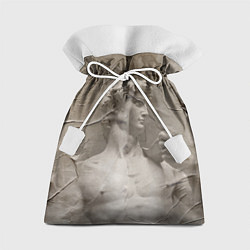 Мешок для подарков Микеланджело Буонарроти Давид Пост-арт Michelangel, цвет: 3D-принт